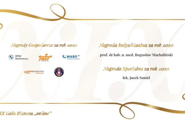 PRIME Construction z Nagrodą – XIX Gala Biznesu „online”