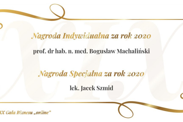 PRIME Construction z Nagrodą – XIX Gala Biznesu „online”
