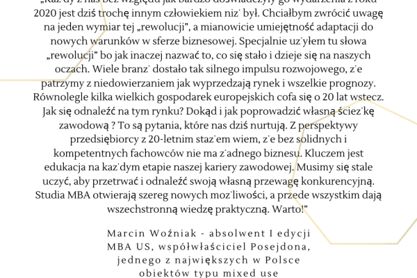 Rekrutacja na Studia Podyplomowe MBA US